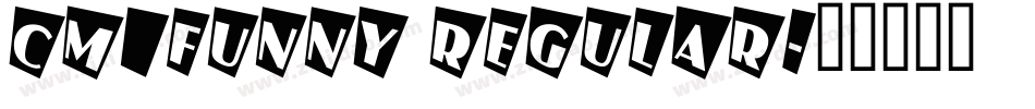 CM_Funny Regular字体转换